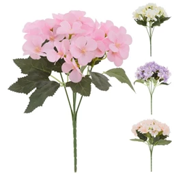 Selyemvirág fokföldi ibolya csokor 25 cm 5 féle