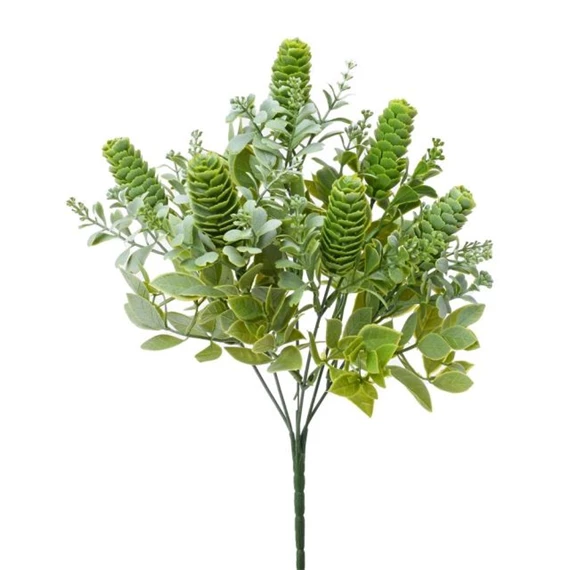 Selyemvirág leveles csokor 33 cm