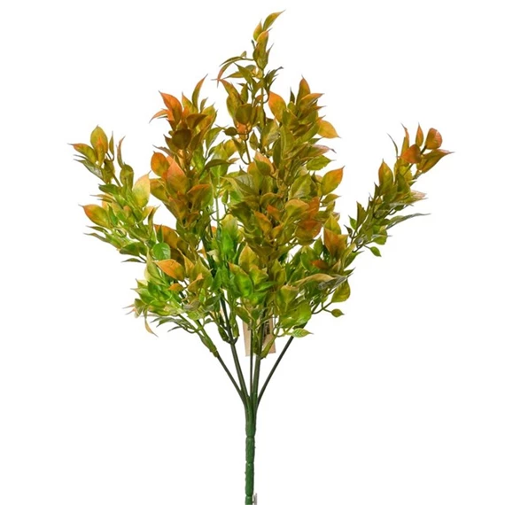 Selyemvirág leveles csokor 32 cm