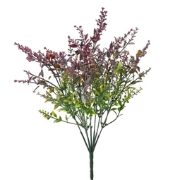 Selyemvirág leveles csokor 35 cm