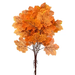 Selyemvirág csokor őszi levelekkel 39 cm