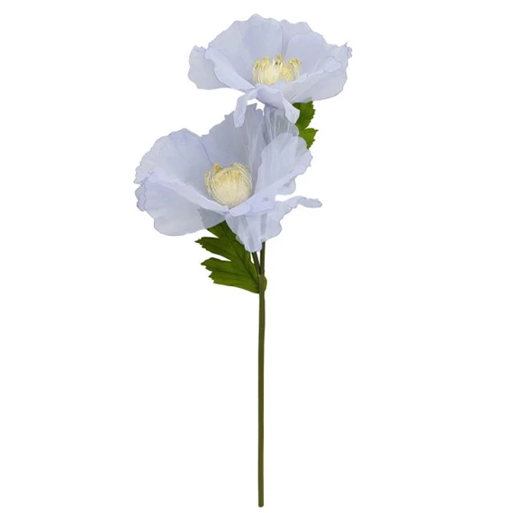 Selyemvirág óriás pipacs 2 virágú XL 40x40x135 cm