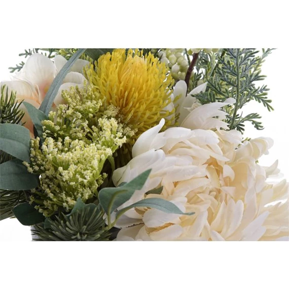 Selyemvirág 30x30x26 cm 3 féle