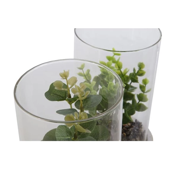 Selyemvirág 12x12x18 cm 2 féle