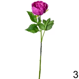 Selyemvirág pünkösdi rózsa 58 cm 3féle