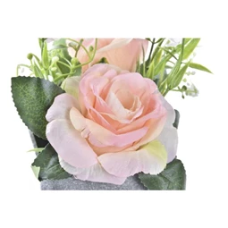 Selyemvirág Rózsa 13x13x18 cm 2 féle