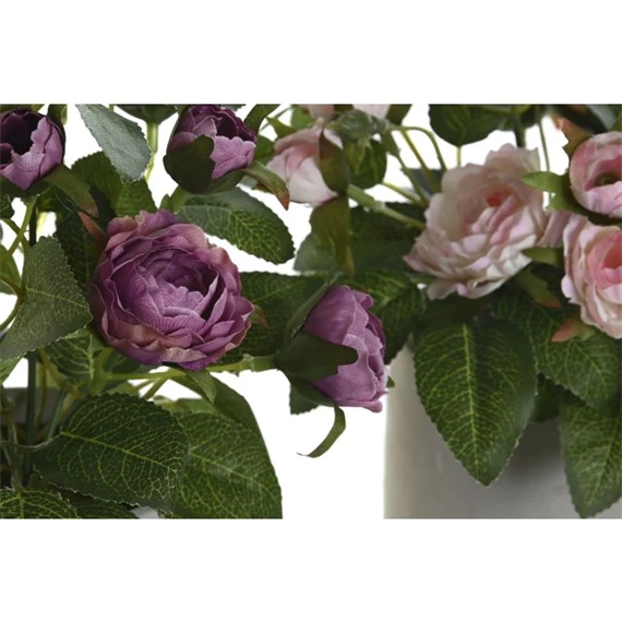 Selyemvirág Rózsa 16x16x25 cm 2 féle