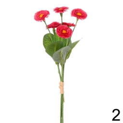 Selyemvirág százszorszép csokor 31 cm 3 féle