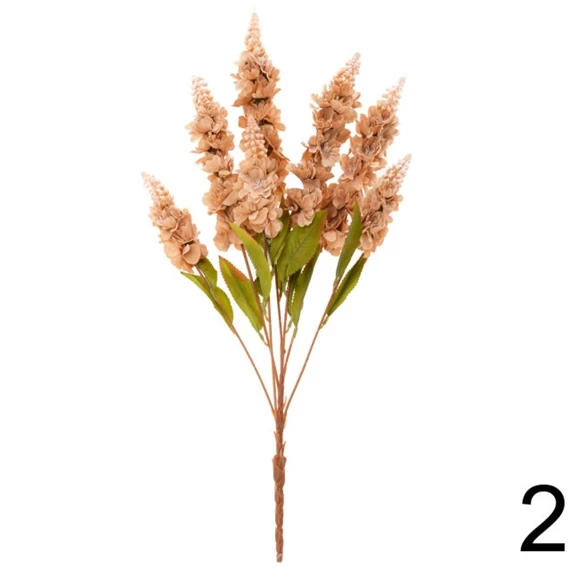 Selyemvirág viola csokor 61 cm 3 féle