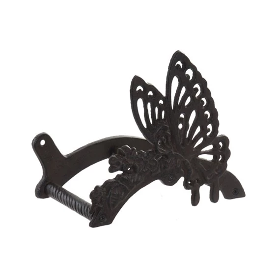 Slagtartó öntöttvasból, pillangóval 24,3x13,5x20,5 cm