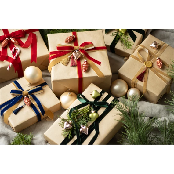 Velúr szalag 15 mm x 10 m tengerészkék