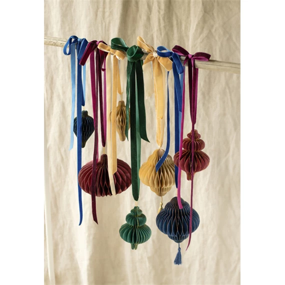 Velúr szalag 25 mm x 10 m üvegzöld