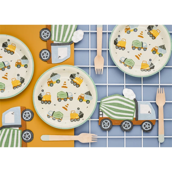 Szalvéta betonkeverő, 16x13 cm, mix S/20