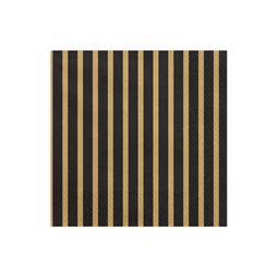 Szalvéta csíkos 33x33 cm arany S/20