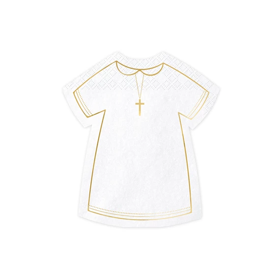 Szalvéta elsőáldozási alba 14x16 cm S/20