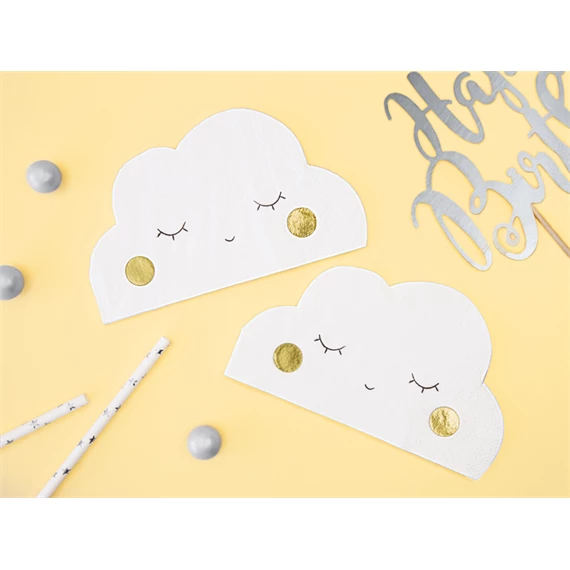 Szalvéta felhő 16x9,5 cm S/20