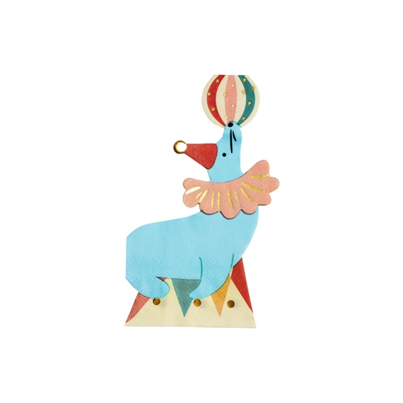 Szalvéta fóka 11 x 17 cm mix S/12