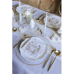 Szalvéta ihs 33x33 cm arany S/12