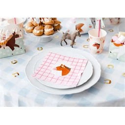 Szalvéta ló mintás 33x33 cm mix S/12