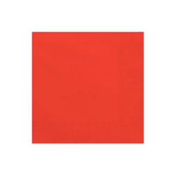 Szalvéta piros 33x33 cm S/20
