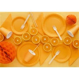 Szalvéta világos narancs 33x33 cm S/20