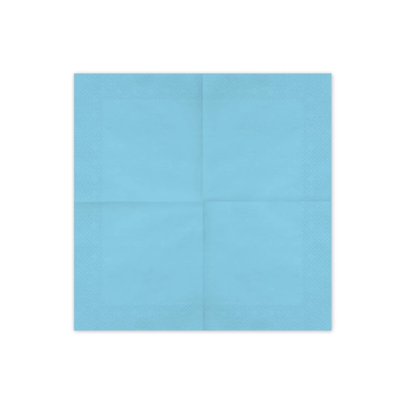 Szalvéta világoskék 33x33 cm S/20