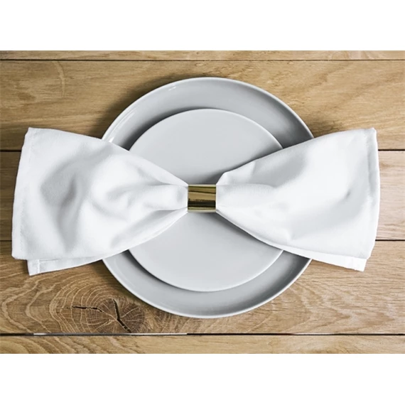 Szalvétagyűrű papír metallic 2,5cm arany S/10