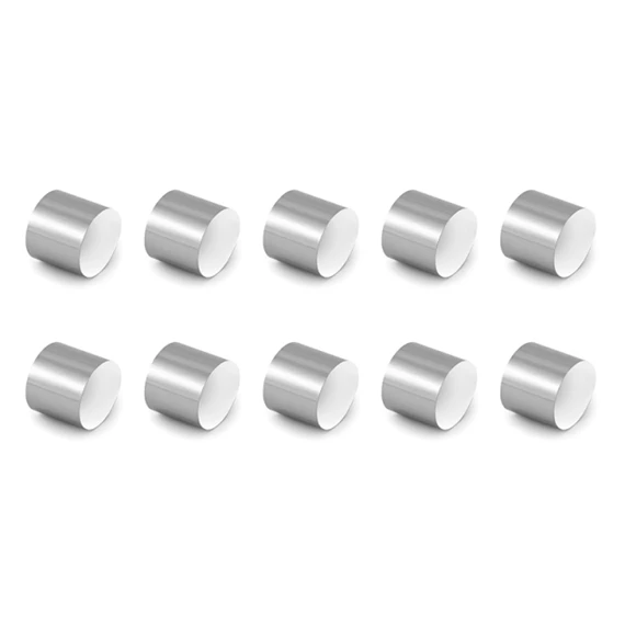 Szalvétagyűrű papír metallic 2,5cm ezüst S/10