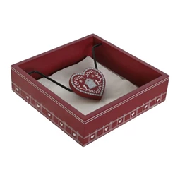 Szalvétatartó 18,5x18,5x5 cm