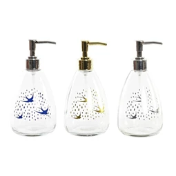 Szappantartó 9x9x18 cm 3 féle 350 ml