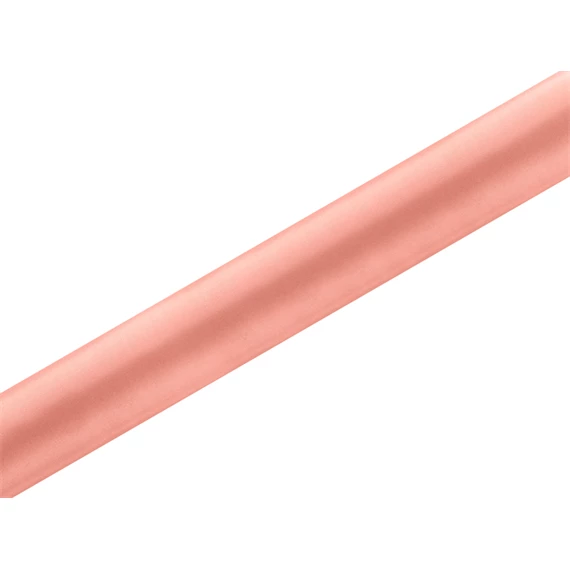 Szatén sima korall 0,36 cm x 9 m