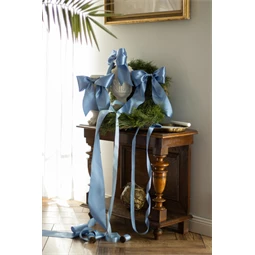 Szatén szalag ködös kék 38 mm x 25 m