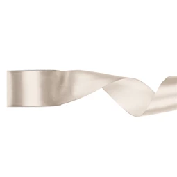 Szatén szalag törtfehér 50 mm x 25 m