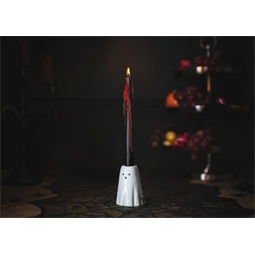 Szellem gyertyatartó fehér 8 cm S/6