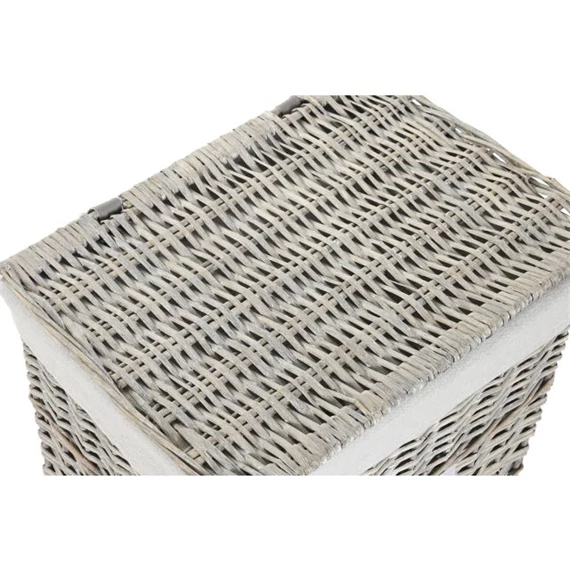 Szennyeskosár szett szögletes 47x34x55 cm S/2