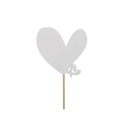 Szív kis szívvel, betűzős 7,5x8 cm S/9