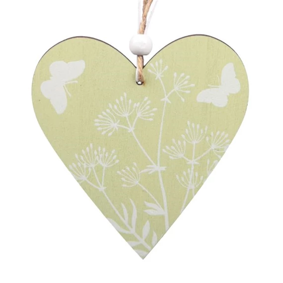 Szív mintás, akasztós 10x9 cm S/4