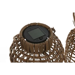 Szolár lámpa szett 25x25x35 cm S/3