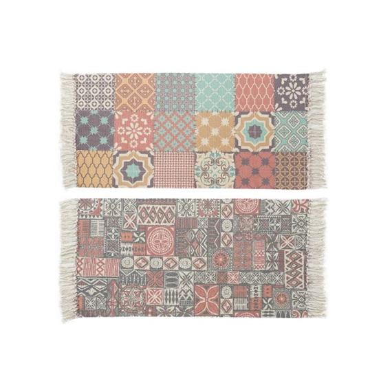 Szőnyeg patchwork mintás 135x60x1 cm 2 féle