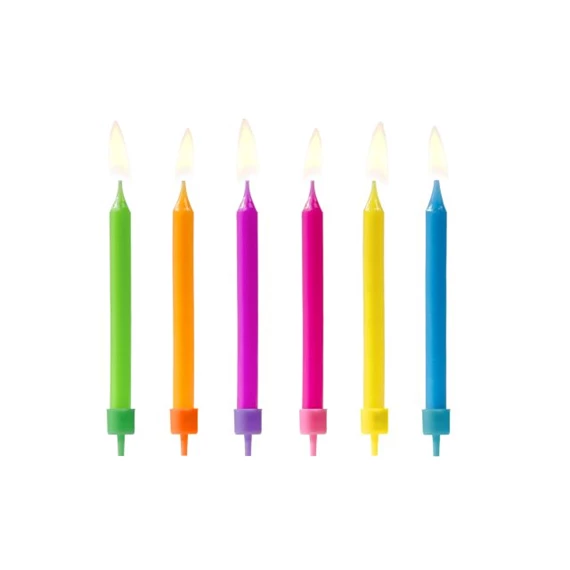 Szülinapi gyertya paraffin 6,5cm S/6