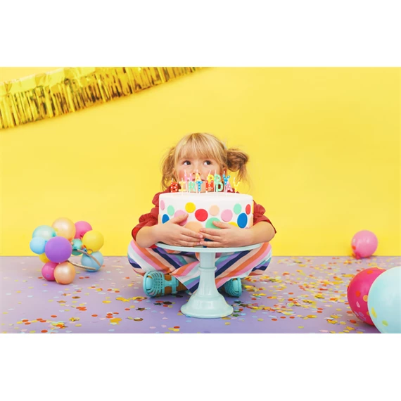 Szülinapi gyertyák happy birthday, mix, 2,5 cm S/13