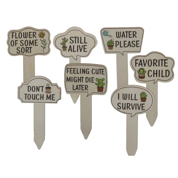 Tábla felirattal, betűzős 12,5 cm S/7