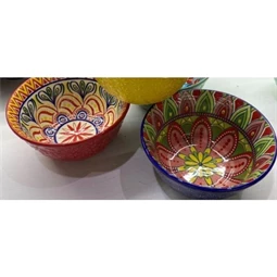 Tál Mandala mintás 16x16x7,3 cm 2 féle