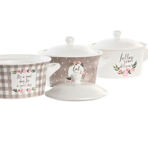 Tál tetővel 16,5x13x9 cm 3 féle