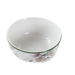 Tál trópusi mintás, zománcos 13,5x13,5x6,5 cm