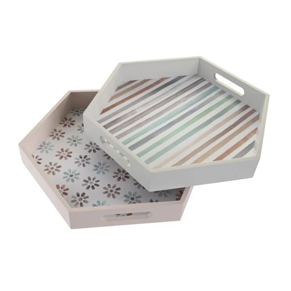 Tálca 38x33x5 cm 2 féle