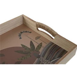 Tálca pálmafás 40x30x5 cm 2 féle