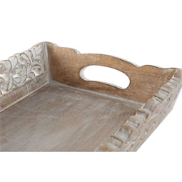 Tálca szett füllel szögletes 40,5x25,5x6,5 cm S/2