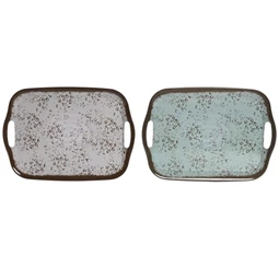 Tálca szögletes 36,4x26,2x2 cm 2 féle