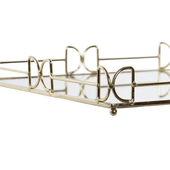 Tálca tükörrel 30x30x5 cm